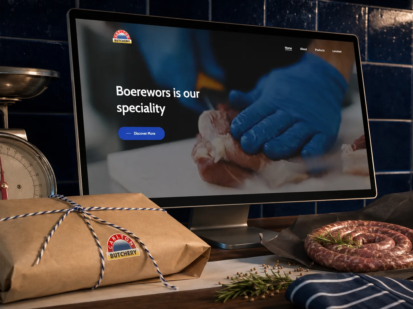 Carlton Butcher website artwork