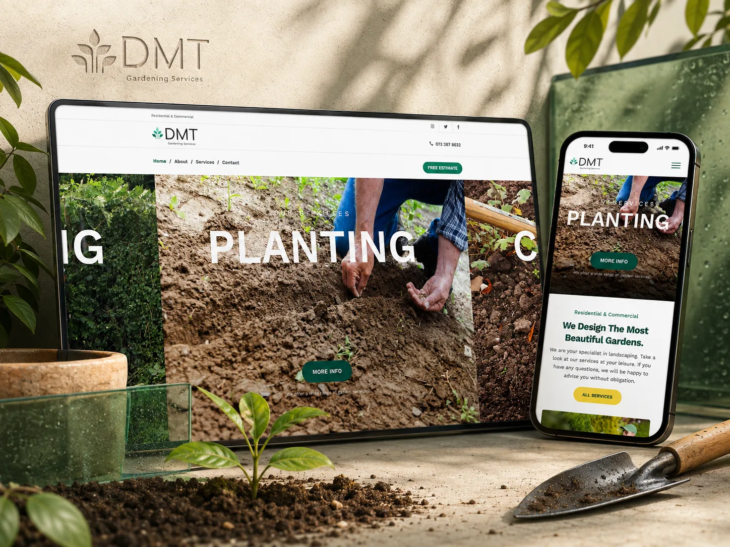 DMT Gardens website artwork