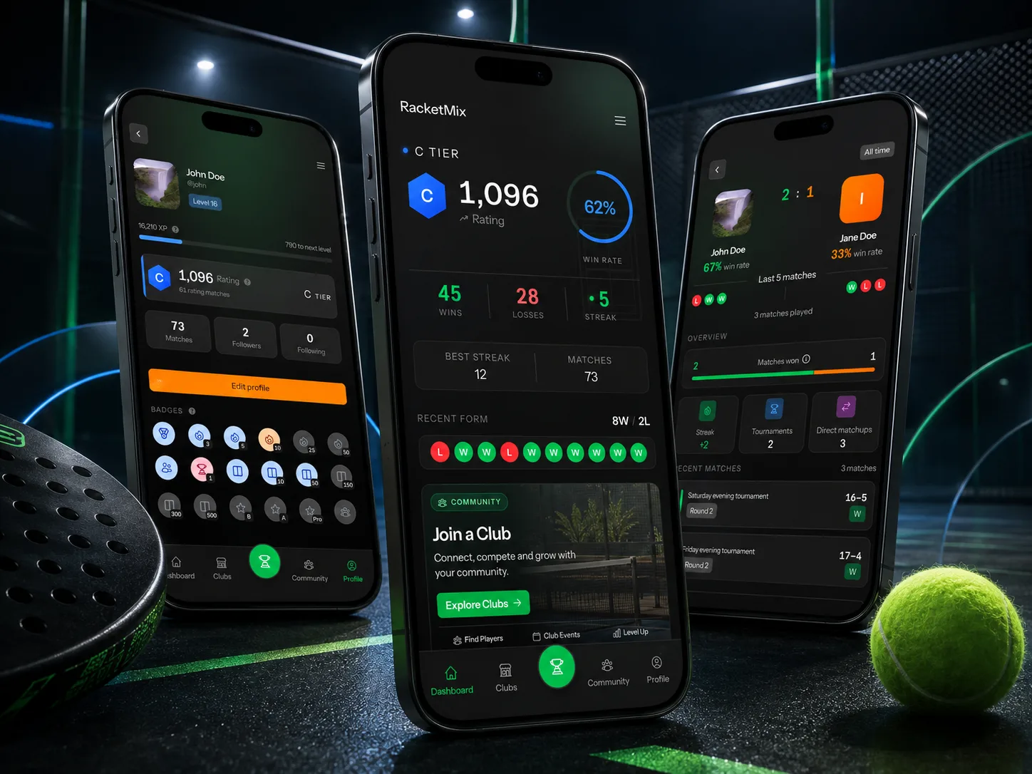 RacketMix application artwork